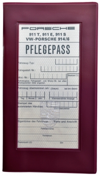 Pflegepass komplett, deutsch für Porsche 911T, 911E, 911S, 914/6  WKD43151010