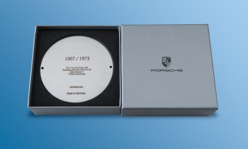 Preview: Plakette Porsche Carrera RS 2.7 - Made in Zuffenhausen Limitiert auf 1973