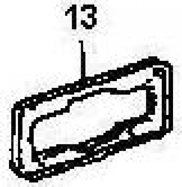 Unterlage hinten für Porsche 944  171837211A