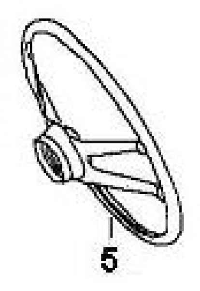 Nr.5 Lenkrad Leder  neugestaltet, im Tausch