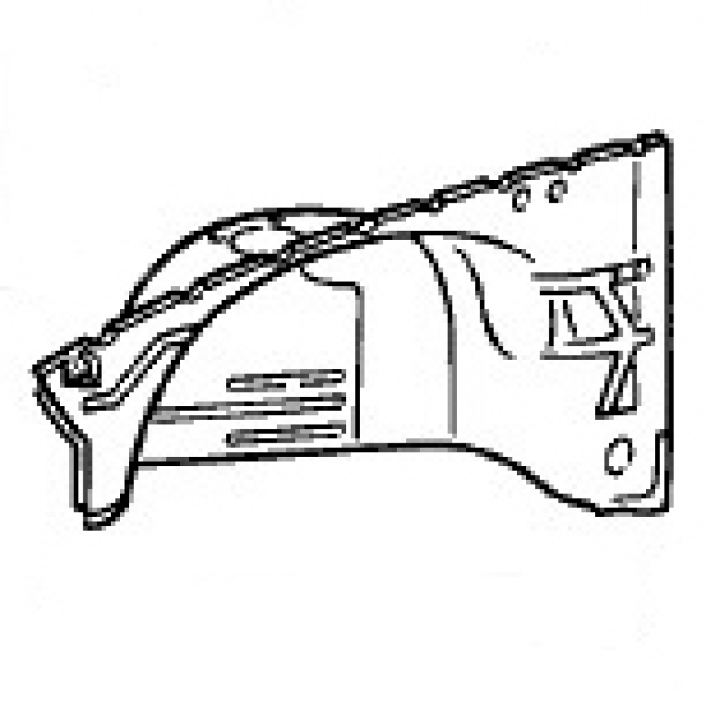 wheel housing left for Porsche 944  94450110102