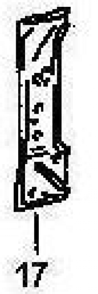 Nr.17 Scharniersäule rechts  RL: Nr.17a mitverwenden