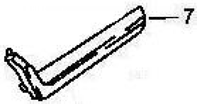Nr.7 Armlehne links  schwarz