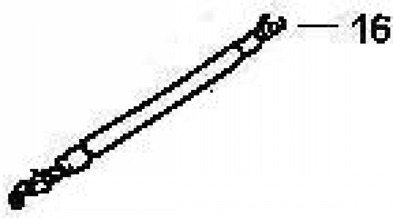 Haubendämpfer links für Porsche 944  94451234900