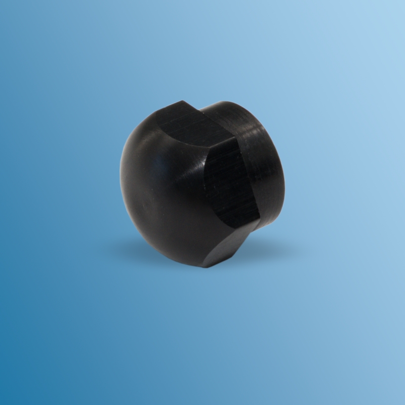 Hutmutter schwarz für Porsche 914  90162834100B