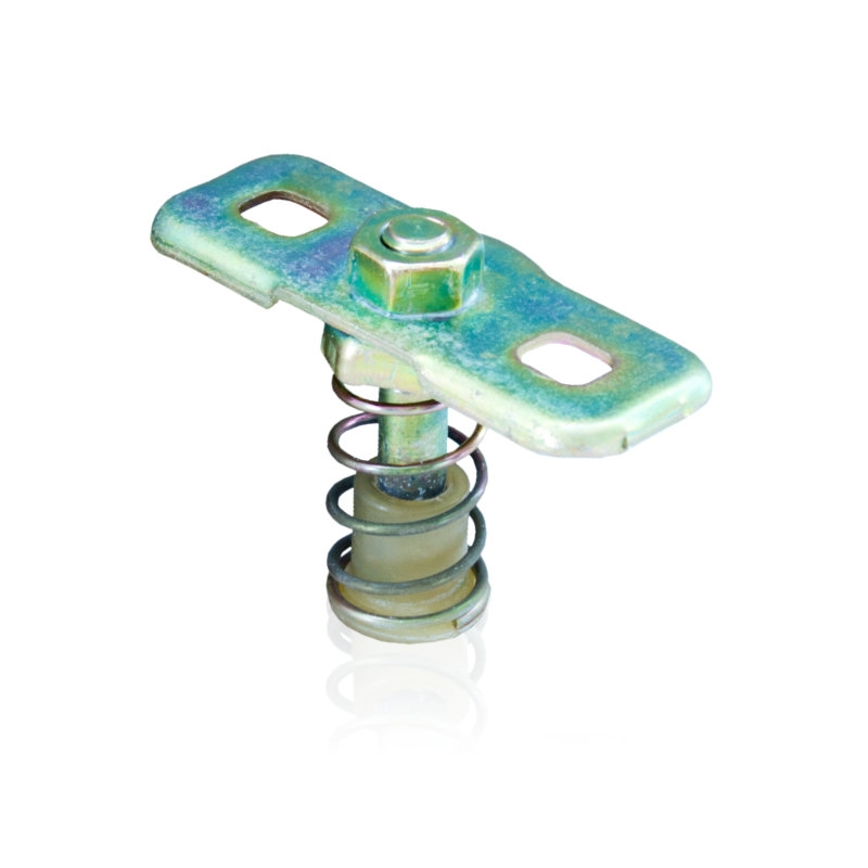 Trunk lock striker plate for Porsche 914         91451204111, 91451204110