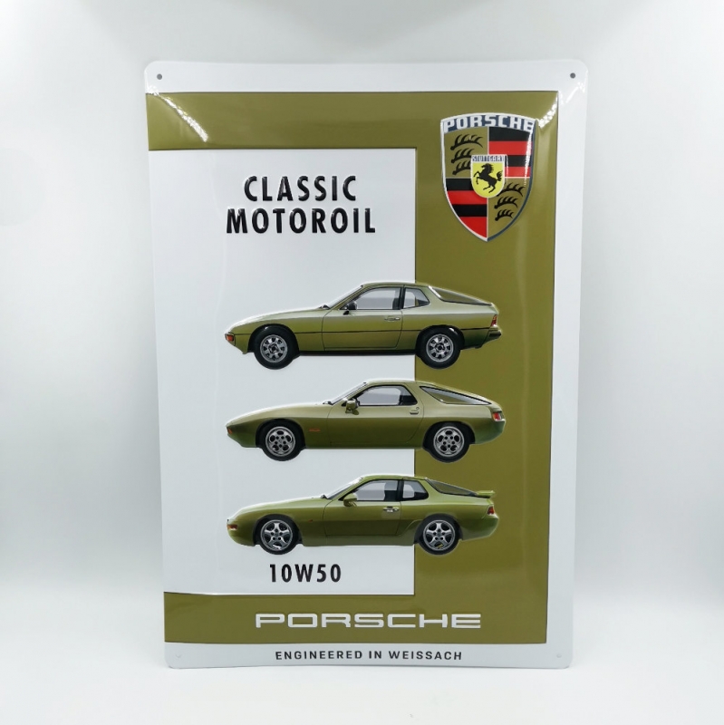 Porsche metal plate, yellow, 280x400mm        ECKZ103, PCG04301050